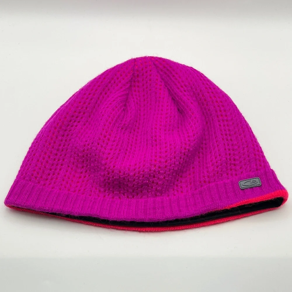 Champion Pink Running Beanie with Cool Black Lining